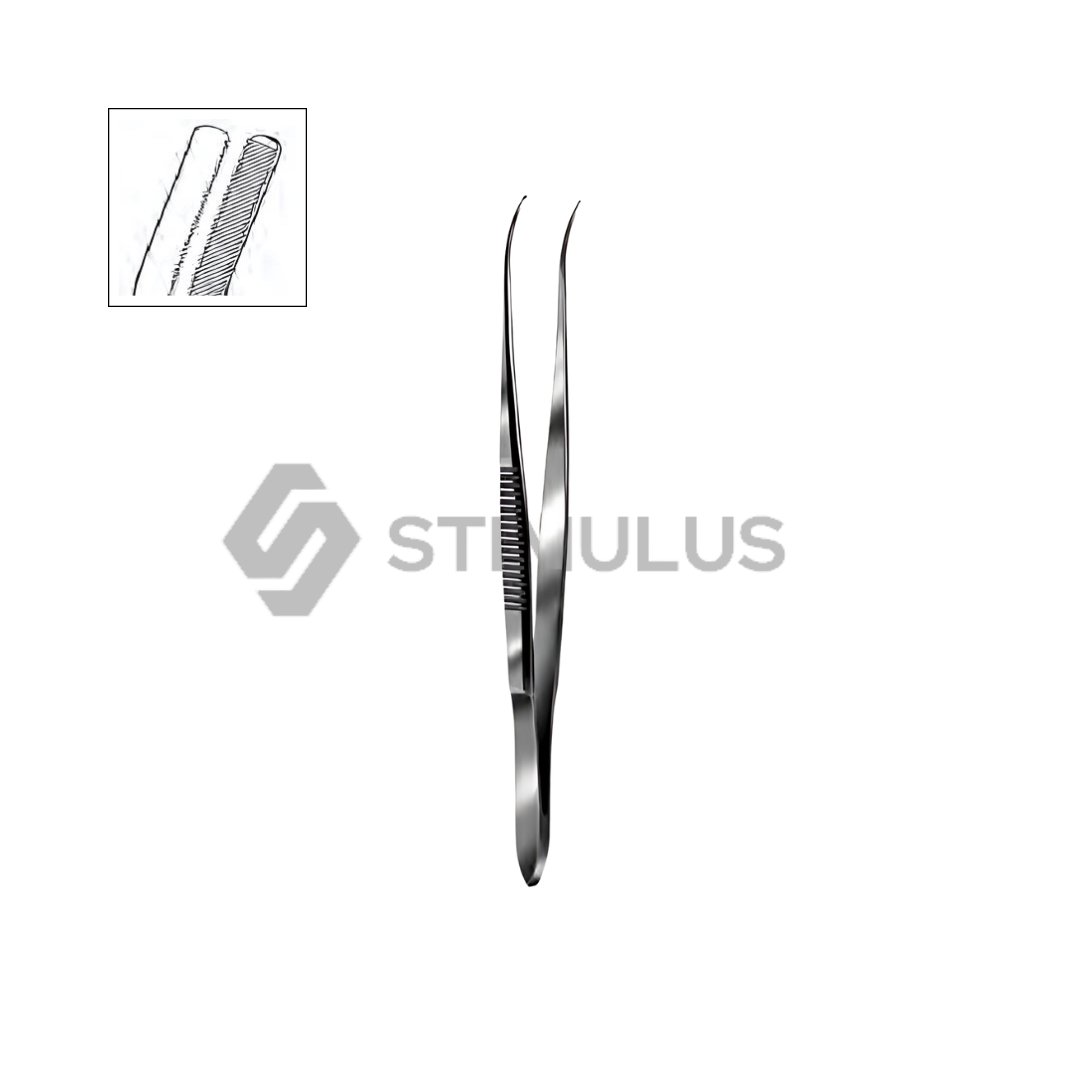 Curved Dressing Forceps