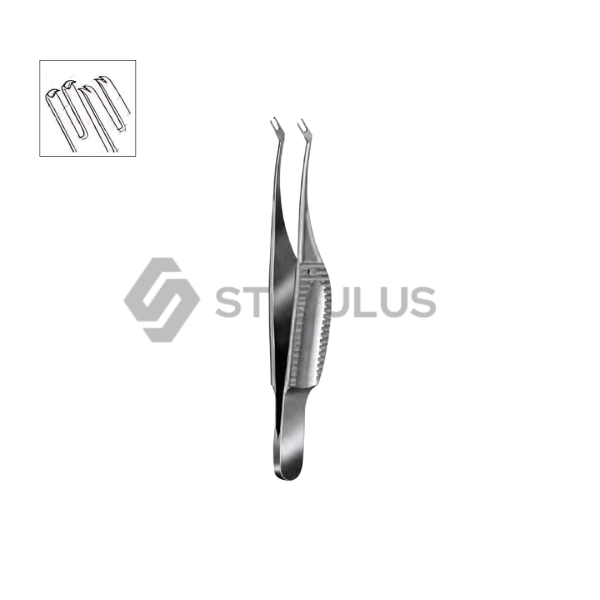 Polack Double Corneal Forceps Colibri Style