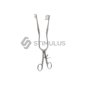 Cone Laminectomy Retractor 3 Into 4 Teeth With Hinged Arms